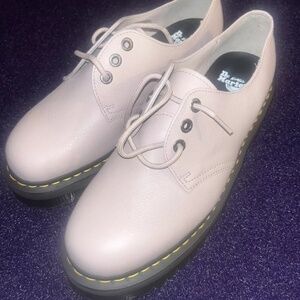 Dr. Martens Quad II Platform Derby (Women) Size12 Vintage Taupe 1461 2” Platform